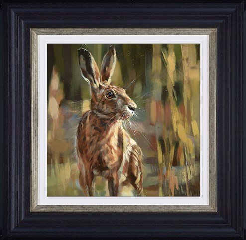Poised for Action by Debbie Boon - Framed Hand Finished Limited Edition on Canvas